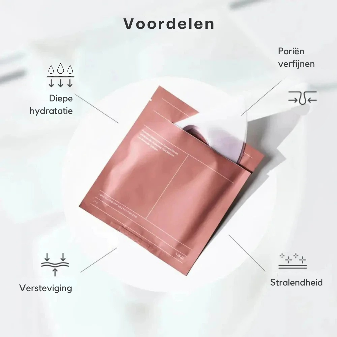 Bio-Collageenmasker Vermindert rimpels met 75% na slechts één toepassing